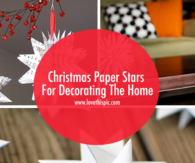Christmas Paper Stars For Decorating The Home