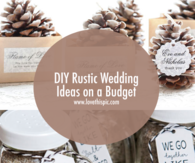 DIY Rustic Wedding Ideas on a Budget