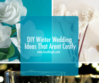 DIY Winter Wedding Ideas That Arent Costly