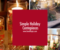 Simple Holiday Centepieces