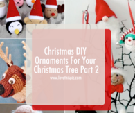 Christmas DIY Ornaments For Your Christmas Tree Part 2