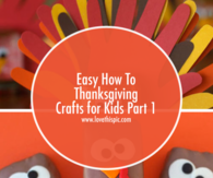 Easy How To Thanksgiving Crafts for Kids Part 1