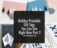 Holiday Printable Gift Tags You Can Use Right Now Part 2