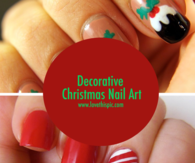 Decorative Christmas Nail Art