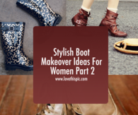 Stylish Boot Makeover Ideas For Women Part 2