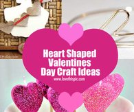 Heart Shaped Valentines Day Craft Ideas