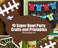 10 Super Bowl Party Crafts and Printables