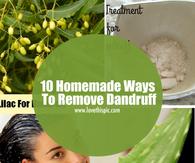10 Homemade Ways To Remove Dandruff