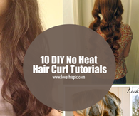 10 DIY No Heat Hair Curl Tutorials
