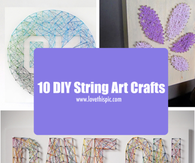 10 DIY String Art Crafts