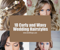 10 Curly and Wavy Wedding Hairstyles