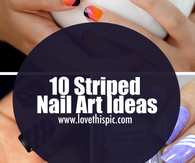 10 Striped Nail Art Ideas
