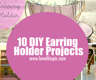 10 DIY Earring Holder Projects