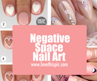 Negative Space Nail Art