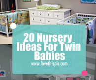 20 Nursery Ideas For Twin Babies