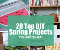 20 Top DIY Spring Projects