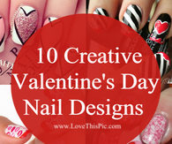 10 Creative Valentine's Day Nail Designs