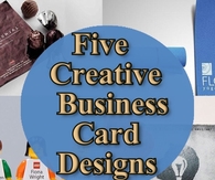 <strong>5 Creative Business Card Designs</strong>