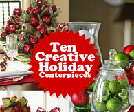 Creative Holiday Centerpieces