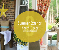 Summer Exterior Porch Decor