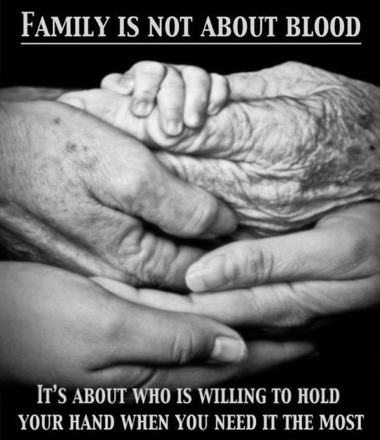 Family Is Not About Blood Family Is Not About Blood