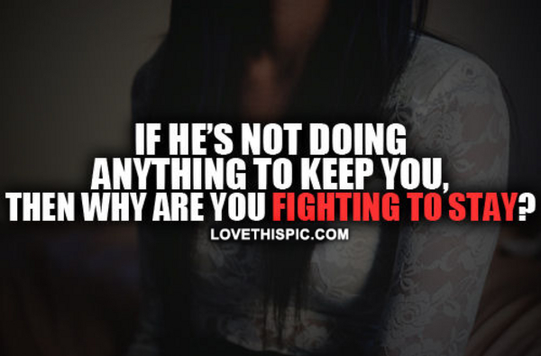 Fighting To Stay Fighting To Stay