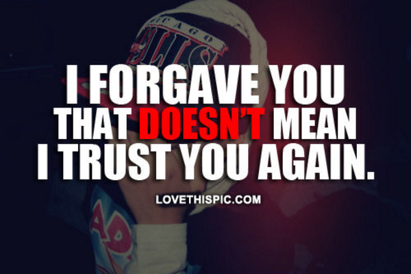I Forgave You I Forgave You