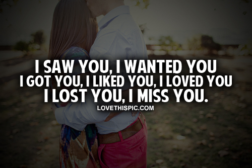 I Lost You I Miss You I Lost You I Miss You
