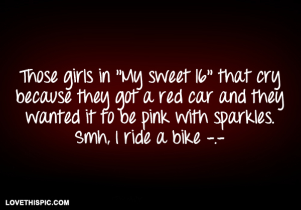 I Ride A Bike