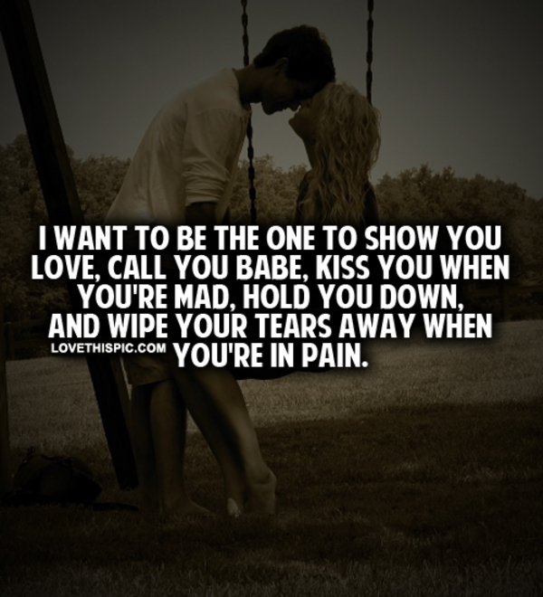 I Want To Be The One