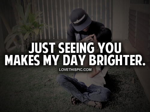 Just Seeing You