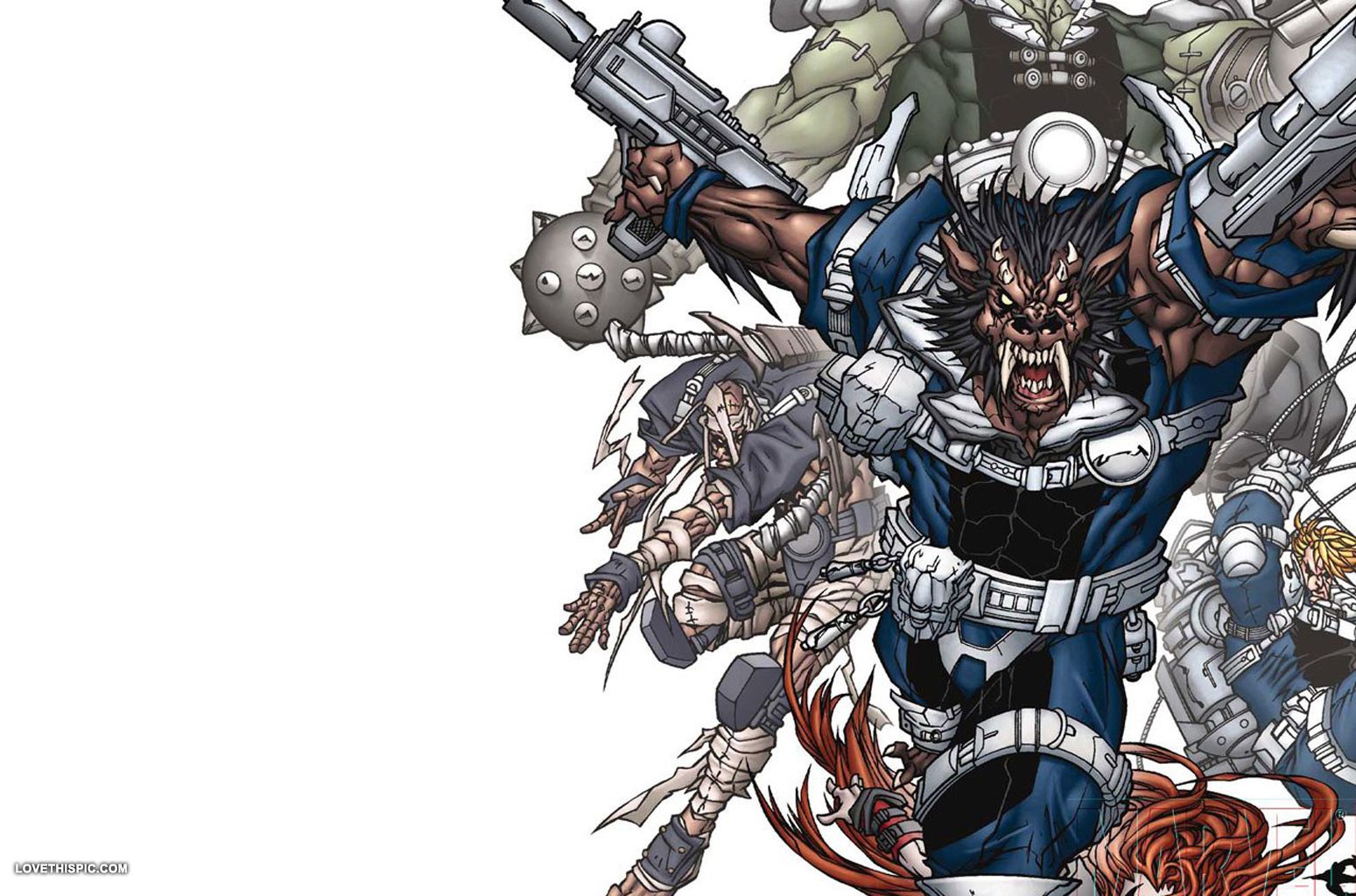 Nicks Fury Howling Commandos