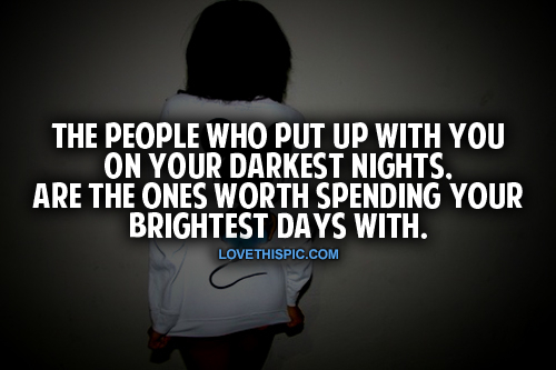 People Who Put Up With You