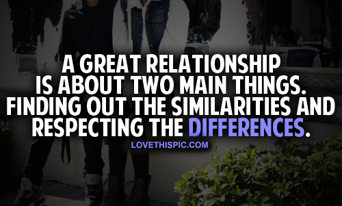 Respecting The Difference