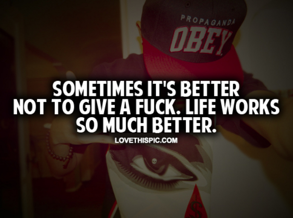 Sometimes Its Better Not To Give A