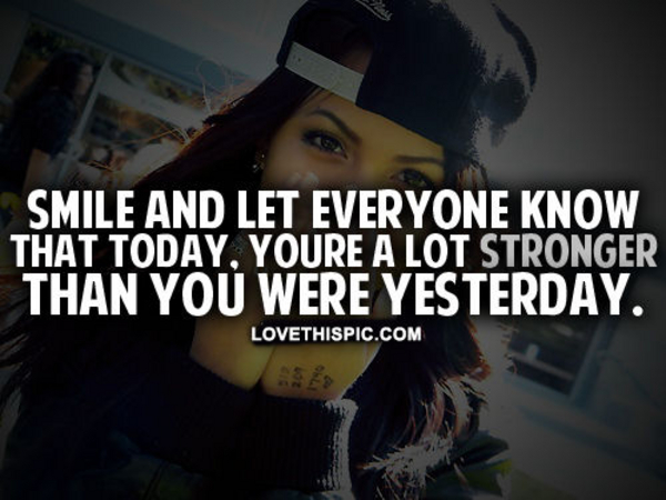 Stronger Today