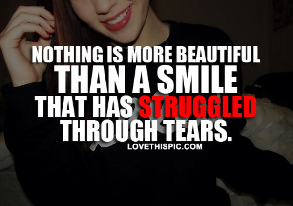 Struggled Through Tears