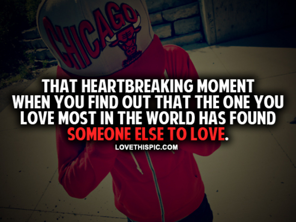 That Heartbreaking Moment That Heartbreaking Moment