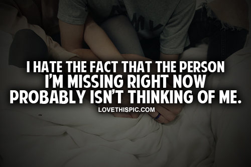 The Person Im Missing Right Now