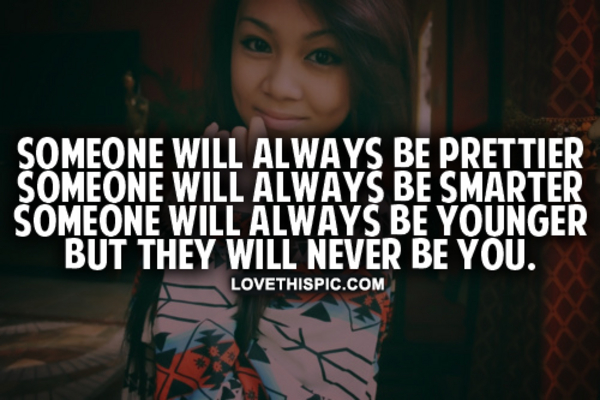 They Will Never Be You