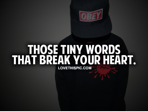 Those Tiny Words
