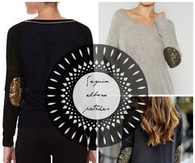 DIY Sequin Elbow Patches