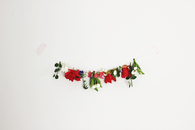 Fresh floral garland