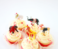 Animal cupcake toppers