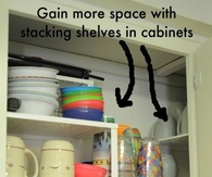 Stacking shelves