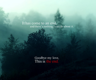 This is the end