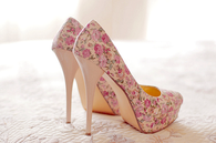 Floral heels