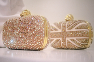 Rhinestone clutch