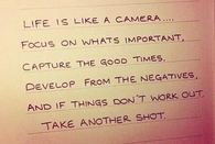 Life is Like a Camera