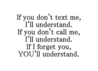If I forget you